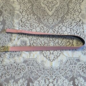 reversible pink and black kate spade bow belt